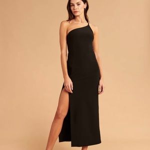 Abercrombie & Fitch Asymmetrical One-Shoulder Maxi Dress
